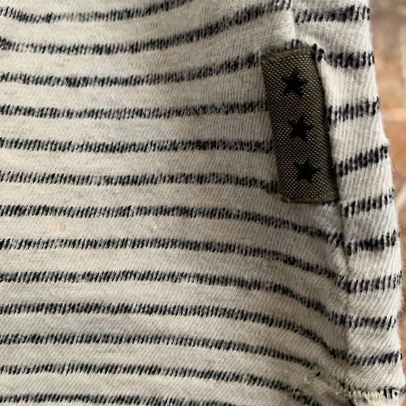 Men’s John Varvatos Star USA EMMETT T-Shirt Size XL Ivory and Black - Picture 3 of 9